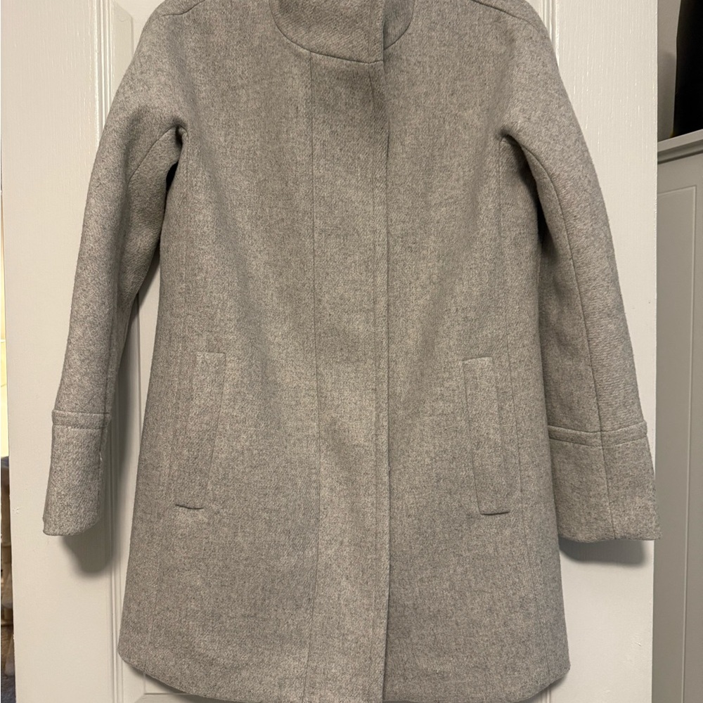 J. Crew Classic Wool Gray City Pea Coat